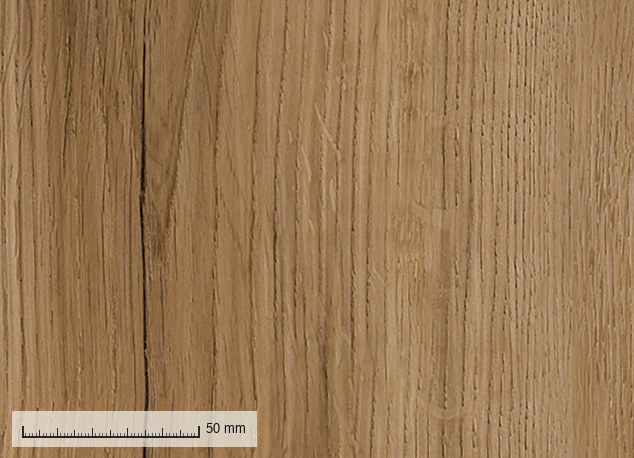 Amalfi 2190-1 — the plank grain at original resolution, with a millimetre rule