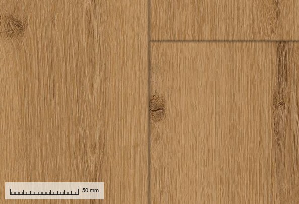 Capri 747 — the four-sided micro-bevel at original resolution, with a millimetre rule